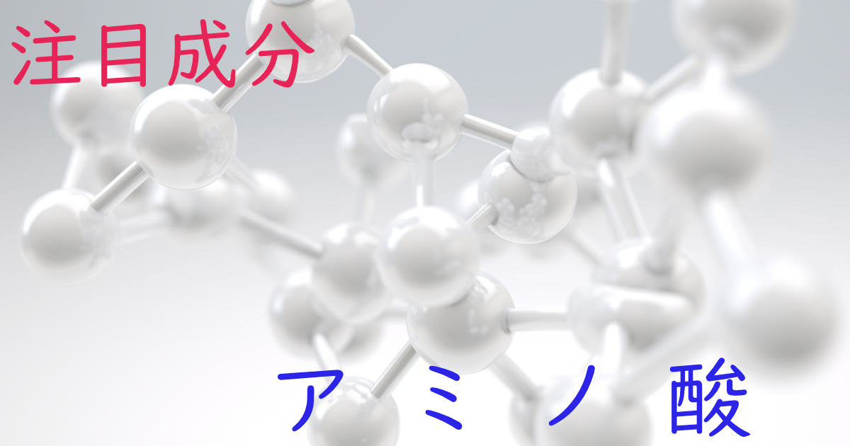 注目成分・アミノ酸の特徴と期待される効果