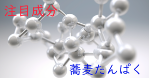 注目成分・蕎麦たんぱくの特徴と期待される効果